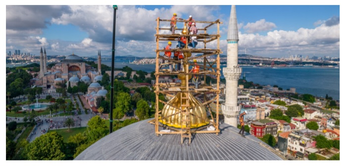 İstanbul İli, Fatih İlçesi Sultanahmet Camii ve Çevre Düzenlemesi 20172018-2019-2020 Yılları Restorasyon Uygulaması