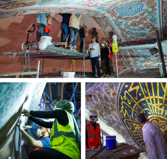 İstanbul İli, Fatih İlçesi Sultanahmet Camii ve Çevre Düzenlemesi 20172018-2019-2020 Yılları Restorasyon Uygulaması